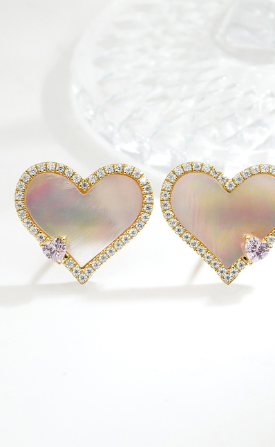 ハートシェルピアス | PRINCESS NEW YORK
